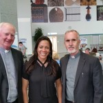 Frs. John Kelly & Derry Murphy with Susana